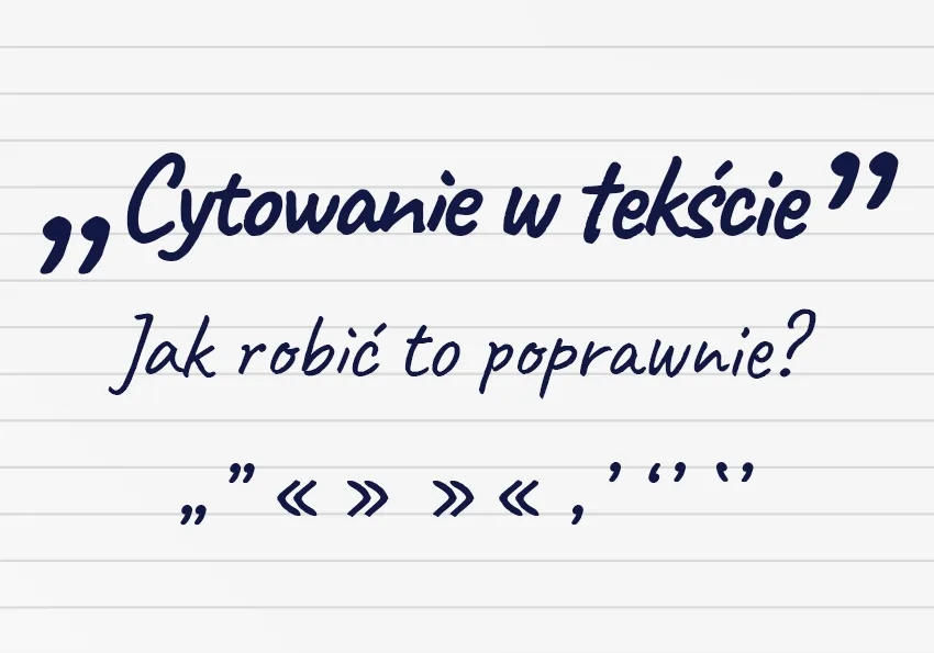 Jak podpisać cytat poprawnie, unikając najczęstszych błędów